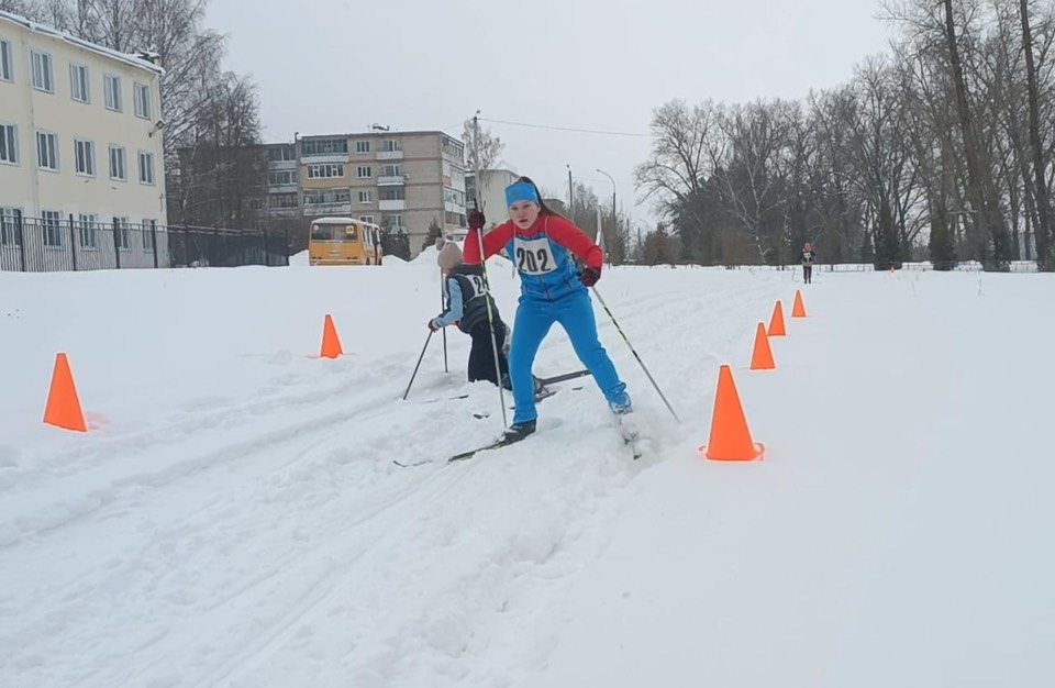 Лыжные гонки.